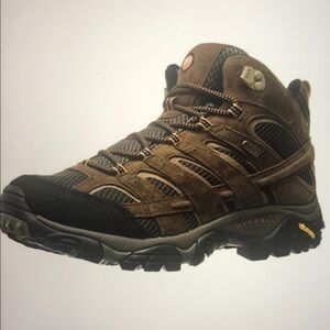 MERRELL Moab 2 Mid Men’s Waterproof Hiking Boots Size 10.5